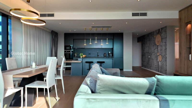 One Mircea Eliade, Floreasca, 4 rooms + terrace open view, Lemon Design.